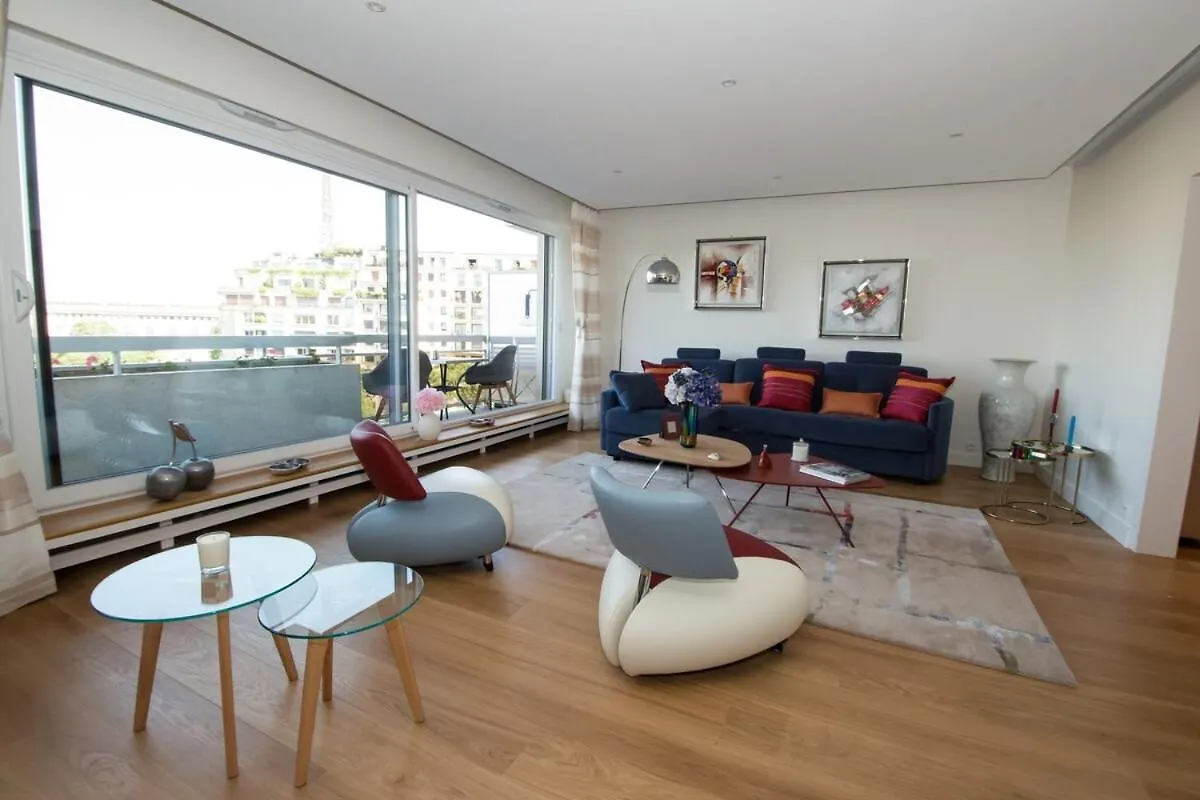 Luxueux Pied A Terre -Trocadero - Tour Eiffel Et Champs De Mars Daire Paris